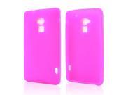 Hot Pink Silicone Skin Case HTC One Max