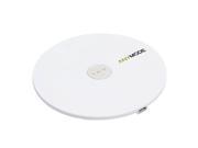 Anymode Corp. White Desktop Magnet Charging Round Stand for Use w Magnet Charging Hard Cover Case