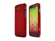 Red LG L90 Matte Rubberized Hard Case Cover; Perfect fit as Best Coolest Design Plastic Cases