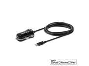 Cellet Black Apple Certified 2.1A Lightning Compatible Ultra Compact Super Fast Car Charger Licensed by Apple MFI