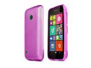 Pink Frost Nokia Lumia 530 Flexible Crystal Silicone TPU Case Conforms To Your Phone Without Stretching Out!