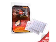 Owlheat [hand Warmer 40 Pack 80 Pieces] Disposable Self Heating Hand Warmers Up To 320 Hours Of Total Warmth!