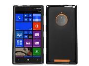Nokia Lumia 830 Case [Black] Slim Flexible Anti shock Crystal Silicone Protective TPU Gel Skin Case Cover