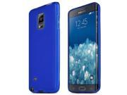 Samsung Note Edge Case [Blue] Slim Flexible Anti shock Crystal Silicone Protective TPU Gel Skin Case Cover