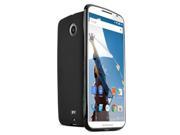Motorola Nexus 6 Case [Black] Slim Flexible Anti shock Crystal Silicone Protective TPU Gel Skin Case Cover
