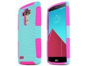 Mint Rubberized Plastic on Silicone Hybrid Case for LG G4