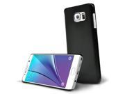 Samsung Galaxy Note 5 Case [Black] Slim Protective Crystal Glossy Snap on Hard Polycarbonate Plastic Case Cover