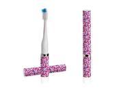 Violife [Mosaic] Slim Sonic Portable Toothbrush w Extra Replacement Brush VSS153