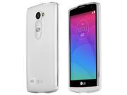 LG Leon Case [Clear] Slim Flexible Anti shock Crystal Silicone Protective TPU Gel Skin Case Cover