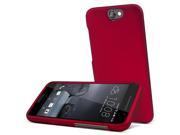 HTC One A9 Case [Rose Red] Slim Protective Rubberized Matte Finish Snap on Hard Polycarbonate Plastic Case Cover