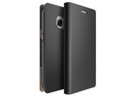 Galaxy S7 Case Ringke [SIGNATURE][Black] Premium Genuine Leather Flip Wallet Case