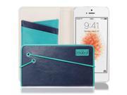 iPhone SE Case REDShield Wallet iPhone SE Case [Stand Feature][Navy] Premium