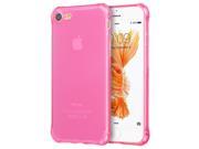 iPhone 7 Case REDshield [Pink] Slim Flexible Anti shock Crystal Silicone Protective TPU Gel Skin Case Cover for Apple
