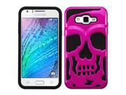 [Samsung Galaxy J7] Holster Case [Hot Pink] Supreme Protection Hard Case Layer