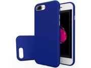 APPLE IPHONE 7 PLUS Case [BLUE] Slim Protective Rubberized Matte Finish Snap on Hard Polycarbonate Plastic Case Cover
