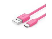 Type C to USB 2.0 A Data Sync Charging Cable [Hot Pink] 1M 3.2 Feet