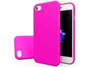 APPLE IPHONE 7 Case [HOT PINK] Slim Protective Rubberized Matte Finish Snap on Hard Polycarbonate Plastic Case Cover