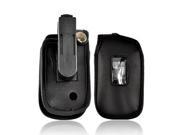 Original TurtleBack Premium Nokia 3711 Leather Case w Swivel Belt Clip Black