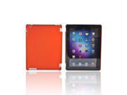 Apple iPad 3 Case [Orange] Slim Protective Rubberized Case Cover