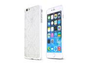 White Lace Design Rubberized Hard Case Cover Made for Apple iPhone 6 Plus 5.5 inch