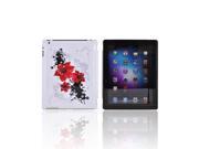 Apple iPad 3rd Gen Case [Red Lily] Slim Protective Crystal Case Cover