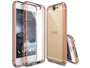 HTC One A9 Case Ringke FUSION [Rose Gold Crystal]Absorb Shock TPU Bumper Clear Hard Case