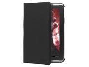 Black Faux Leather Case Stand w Rotatable Shield for Samsung Galaxy Note 10.1