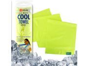 N Rit Ice Mate Cooling Sport Towel [Yellow] Advanced Cooling Towel Designed