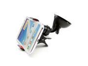 Black Red Universal Phone MP3 Suction Car Mount