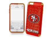 [Apple iPhone 6 6S Plus 5.5 inch ] NFL Case Slim Dual [San Francisco 49ers]