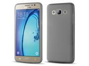 [Samsung Galaxy On5] Case Slim Flexible Crystal Silicone Case Cover [Gray]