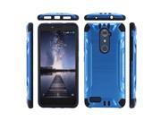 [ZTE Z Max Pro] Case Super Slim Brushed Metallic Hybrid Hard Case [Royal Blue]