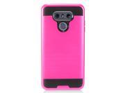 [LG G6] Case Super Slim Brushed Metallic Hybrid Case [Hot Pink]