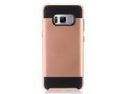 [Samsung Galaxy S8] Case Super Slim Brushed Metallic Hybrid Case [Chrome Pink]