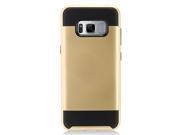 [Samsung Galaxy S8] Case Super Slim Brushed Metallic Hybrid Case [Chrome Gold]