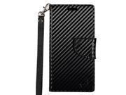 [Samsung Galaxy S8] Case Luxury Faux Leather Saffiano Case [Black]