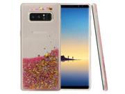 UPC 803211128545 product image for Samsung Galaxy Note 8 Glitter Case, [Baby Pink & Stars] Slim Crystal Back Bumper | upcitemdb.com