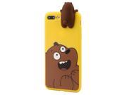 UPC 803216111962 product image for Made for [REDshield] Apple iPhone 8/7 Plus 3D TPU Case [Cute Brown Bear on Yello | upcitemdb.com