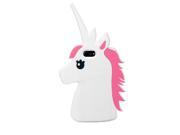 UPC 803212175876 product image for Made for Apple iPhone 8/7/6S/6 Plus 3D Silicone Case [White Magical Unicorn] Fle | upcitemdb.com