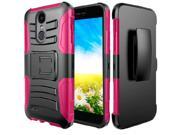 UPC 803211793545 product image for [LG ARISTO 2/X210/LG TRIBUTE DYNASTY] Holster Case, REDshield [PINK/Black] Supre | upcitemdb.com