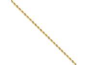 14k Yellow Gold 14 inch 2.00 mm Handmade Regular Rope Choker Necklace