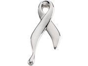 Ribbon Of Tears Lapel Pin in Sterling Silver