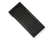 Black Plated Money Clip in Stainless Steel