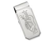 Golf Bag Hinged Money Clip in Non Metal