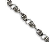 Skull Bracelet in Stainless Steel