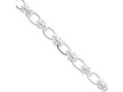 7.75inch Link Toggle Bracelet in Sterling Silver