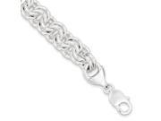 Fancy Link Bracelet in Sterling Silver