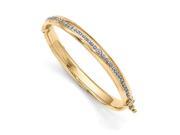 Hinged Baby Bangle in 14k Yellow Gold