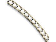 24K Plated Bracelet in Stainless Steel