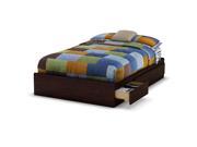 South Shore Willow Collection Full size Mates Bed Havana